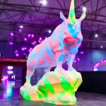 Indoor 3d Mapping Screen 360 Around Projection Immersive Visual Content Projection for sale