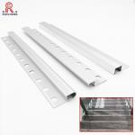 2.5m Aluminium Bullnose Stair Nosing , Nonradioactive Aluminium Stair Edge Nosing for sale
