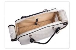 China  				High Quality Eco-Friendly PU Leather Packet Hand Pet Carriers 	         supplier