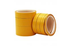 China 125um Yellow Polyester Tape  Transparent Aluminum Polyester Tape supplier