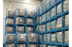 China Q235B Metal Warehouse Storage Shelves Stackable Storage Cages supplier