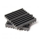 Anti Aging Air Conditioning Rubber Vibration Isolation Pad Rubber Groove Pad for sale