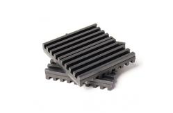 China Anti Aging Air Conditioning Rubber Vibration Isolation Pad Rubber Groove Pad supplier