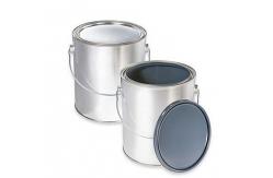 China 1L Paint Pail Bucket Waterproof Metal Lid Mini Tin Pails supplier