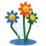Sunflower Water Splash Pad 3.0m Height Children Water Play Equipment for sale