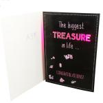 Music Card Sound Greeting Cards Built-in Speaker And Golden Surface Craft For Gift for sale