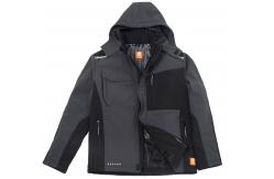 China Breathable Adjustable Hem Softshell Jacket Detachable supplier