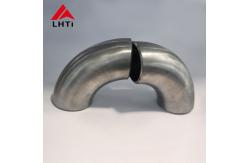 China Astm B363 Titanium 90 Degree Elbow For Auto Exhaust System supplier