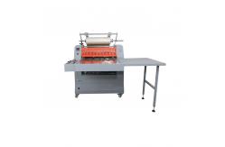 China Steel Roller Dia200mm Book Lamination Machine , 160C Paper Roll Lamination Machine supplier