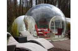 China Transparent Outdoor Inflatable Bubble Tent For Camping Digital Printing supplier