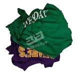 Dark color rags 100% cotton Used Cloth Scraps marine use recycled cotton rags workshop cleaning rags cotton for sale