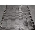 Food Cooling Stainless Steel Flat Flex Conveyor Belt 7mm Pitch for sale