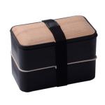 2 Layers Leakproof Multi Compartment Lunch Box Containers Bamboo Bento
