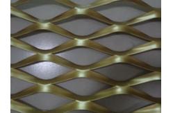 China 15x30mm Expanded Wire Mesh Aluminum Alloy Decorative Metal supplier