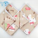 Printed Microfiber Cloth Baby Hand Towel Household Cleaning Towel Grey Color 40*40 for sale