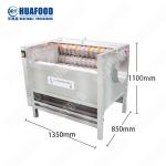 Restaurant 304 Stainless Steel Potato Peeling Machine for sale