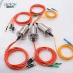 Multi-Channels Fiber Optic Rotary Joint  High Speed With S304 Housing IP68 Single channel six channels for sale