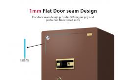 China Small Jewelry Watch Winder Safe Fireproof  Fingerprint  Double Alarm supplier