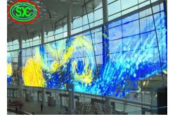 China 1R1G1B Transparent LED Drapery Display IP43 62500 Dots/Sqm 3 Year Warranty supplier