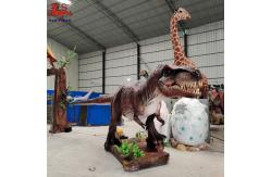 China Jurassic Park Realistic Dinosaurs Theme Park Tyrannosaurus Model For Exhibition supplier
