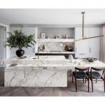 2cm/3cm Marble Effect Quartz Countertops HD Inkjet Print Marble Look Quartz Worktop for sale