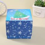 Cardboard Rigid Presentation Boxes Rectangular Magnetic / Ribbon Closure