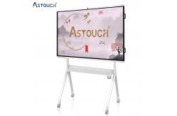 China Teaching 4K Whiteboard Customized 75 Inch Interactive Display Multitouch supplier