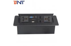 China Office Furniture Desktop Power Sockets Pop Up With 30cm Connected Wires supplier