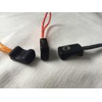 Small Silver Logo Printed Rubber Zipper Puller For Boots Wide Application
