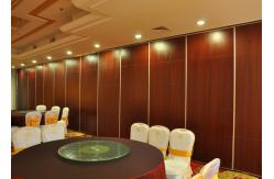 China Training Room Folding Partitions , Acoustic Folding Partition For Hotel Banquet Hall supplier