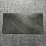 Non Slip Matt 60 X 120 Glazed Ceramic Tiles Rustic Dark Grey For Living Room Floor for sale