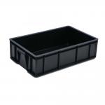 ESD Conductive Bin Box Components Storage Box Antistatic Crate for sale