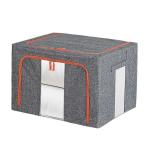 1.4KG Grey Fabric Storage Boxes With Lids , Sonsill Odorless Fabric Cube Storage Bin for sale