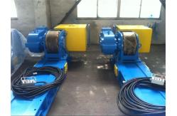 China Automatic 80T Conventional Welding Rotator With Double Motors Siemens Control supplier