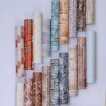 Brick Wallpaper Waterproof Self Adhesive Pvc Wallpaper Peel And Stick Wall Paper for sale