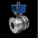 Titanium Electric V-Port Ball Valves Gr1 and Gr2 8-Inch Class 150 DN 15-250 for Water Supply for sale