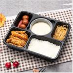 SGS Thickened Plastic Take Away Box Disposable Microwavable for sale