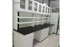 China Green Wall-Mounted Laboratory Bench High Durability and Eco-Friendly Materials supplier