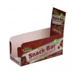 Cheap Custom Retail Logo Printed foldable Corrugated Cardboard Counter Display Box For Snack Bar Packaging for sale