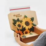 Folders Corrugated Cardboard Shipping Box Double Sided Tape