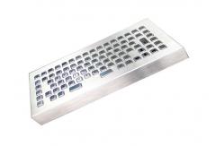 China Stand Alone Metal Industrial Desktop Keyboard With Customizable Language Layout supplier