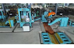 China stainless Steel Sheet Servo Cut To Length Line  With Edge Trimmer supplier