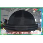 Education Mobile Planetarium Inflatable Black Air Dome Diameter 5m for sale