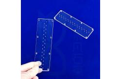 China Custom Glass Round Frosted Shaped Plate Laser Perforated Quartz Disk Quartz Plate supplier