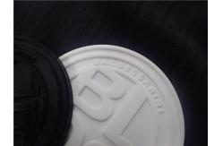 China Custom Rubber Logo Patches / Round Silicone Badge For Garment Or Bags supplier