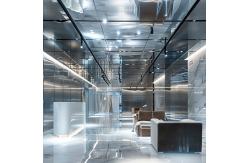China Meeting Room Decorative Brass Screen Partition Stainless Steel Panel supplier