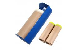 China Heat Resist Pre Taped Kraft Paper Auto Paint Protective Masking Paper With Dispenser supplier