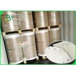 Roll Packing 350mm 370mm Uncaoted Water Absorbent Kraft Paper For Cup Coaster for sale