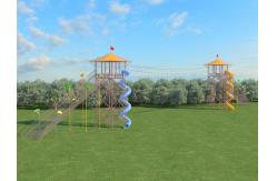 China House  Climbing Frames Customized  Family Heavy Duty Playground Equipment Slide supplier