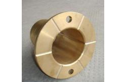 China CNC Machining Solid Lubricant Bearings , Copper Flanged Sleeve Bushing supplier